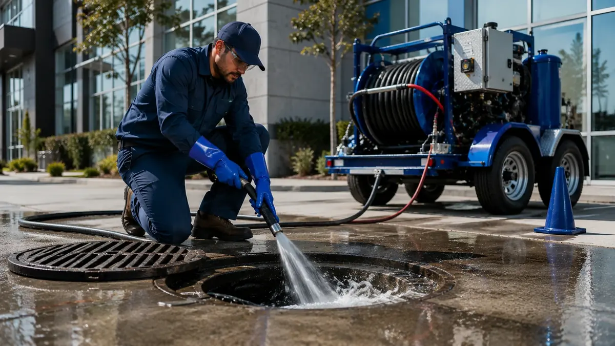 Commercial Hydro Jet Drain Cleaning in Azusa