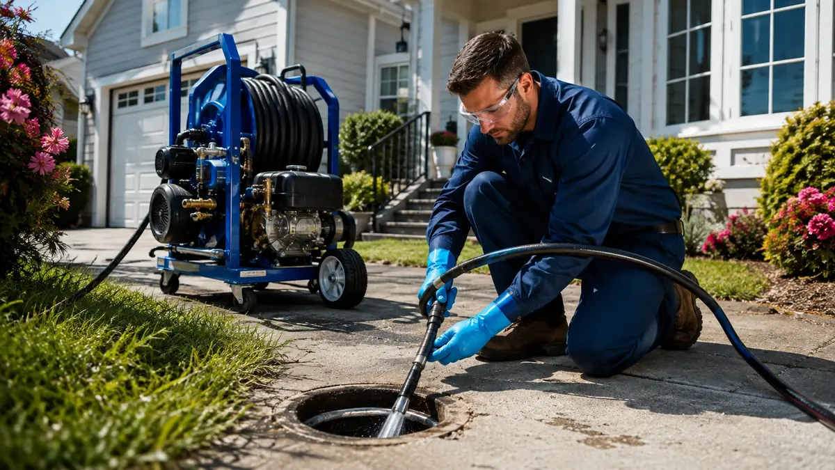 Residential Hydro Jet Drain Cleaning in Azusa