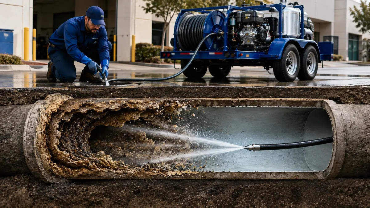 Sewer Pipe Descaling in Azusa